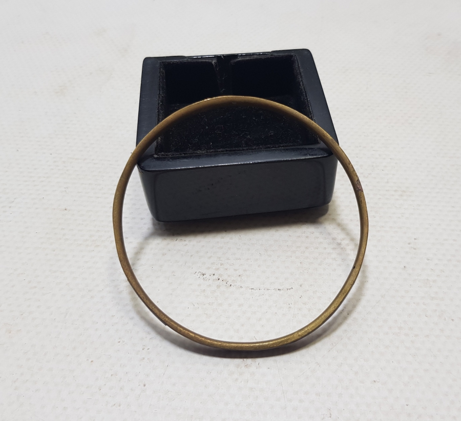 ÜZERİ TURKUAZ TAŞLI EL YAPIMI ANTİKA BİLEZİK