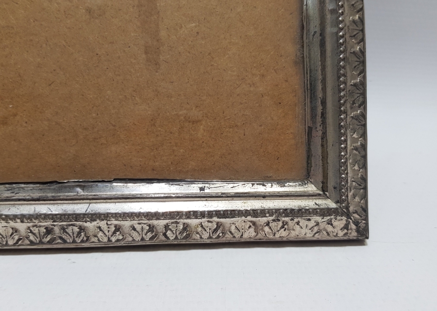 BÜYÜK BOY ANTİKA GÜMÜŞ ÇERÇEVE