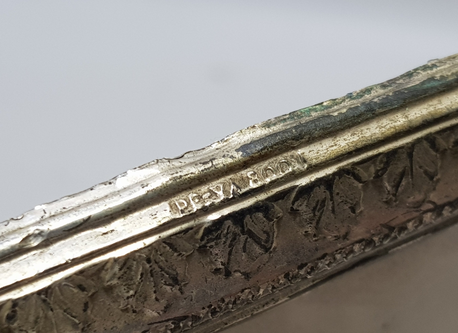 BÜYÜK BOY ANTİKA GÜMÜŞ ÇERÇEVE