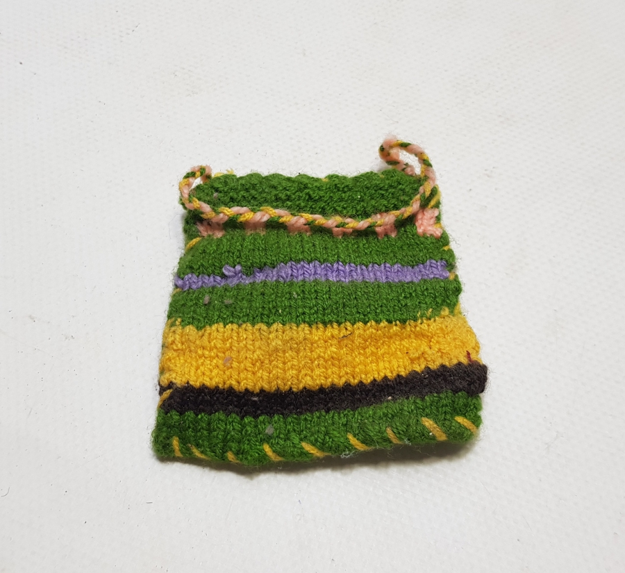 ANTİKA EL ÖRME CEP SAATİ KESESİ