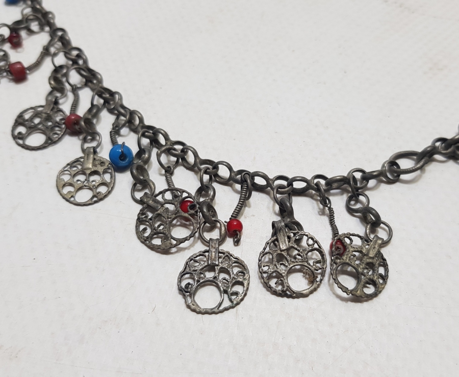 OSMANLI DÖNEMİ DİYARBAKIR YAPIMI ERMENİ İŞİ GÜMÜŞ GERDANLIK