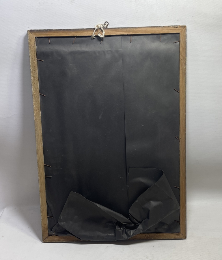 MEVLEVİ SİKKESİ FORMUNDA YAPILMIŞ EL BOYAMA ANTİKA TABLO