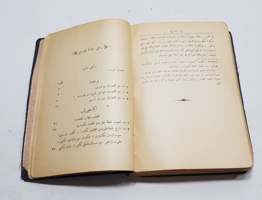 HASAN TAHSİN'İN İKTİSAT İLMİ İSİMLİ KİTABI