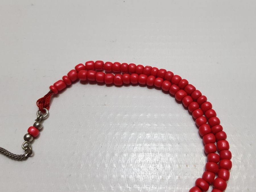 MERCAN TAŞINDAN MAMUL ANTİKA NAMAZ TESPİHİ