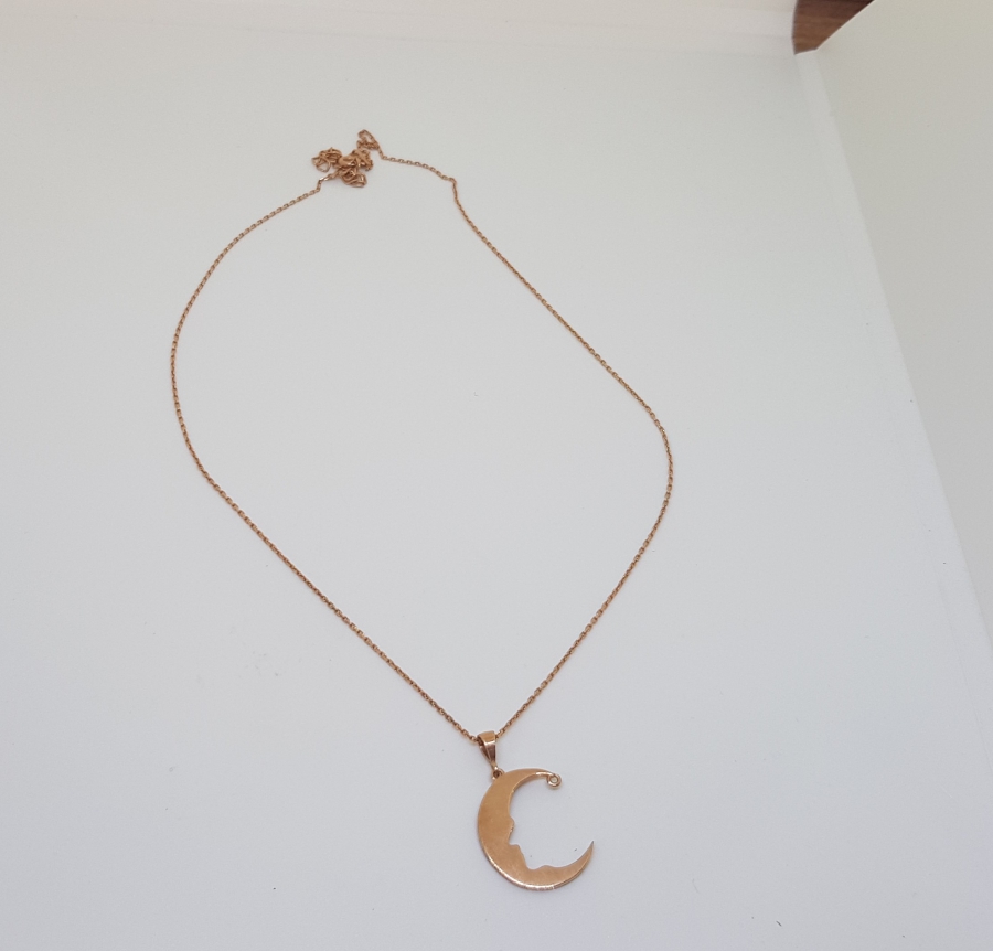 AYDEDE UÇLU ALTIN KAPLAMA AVRUPA YAPIMI GÜMÜŞ KOLYE