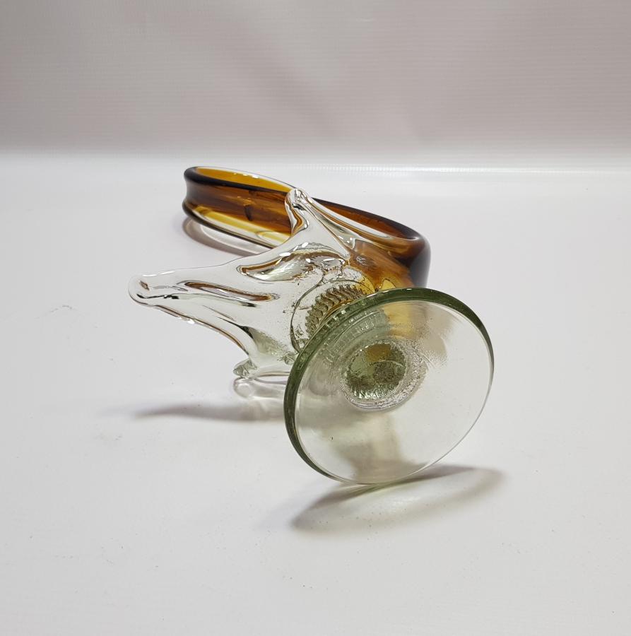 KUĞU FORMUNDA YAPILMIŞ ANTİKA MURANO BÜYÜK BOY LOKUMLUK