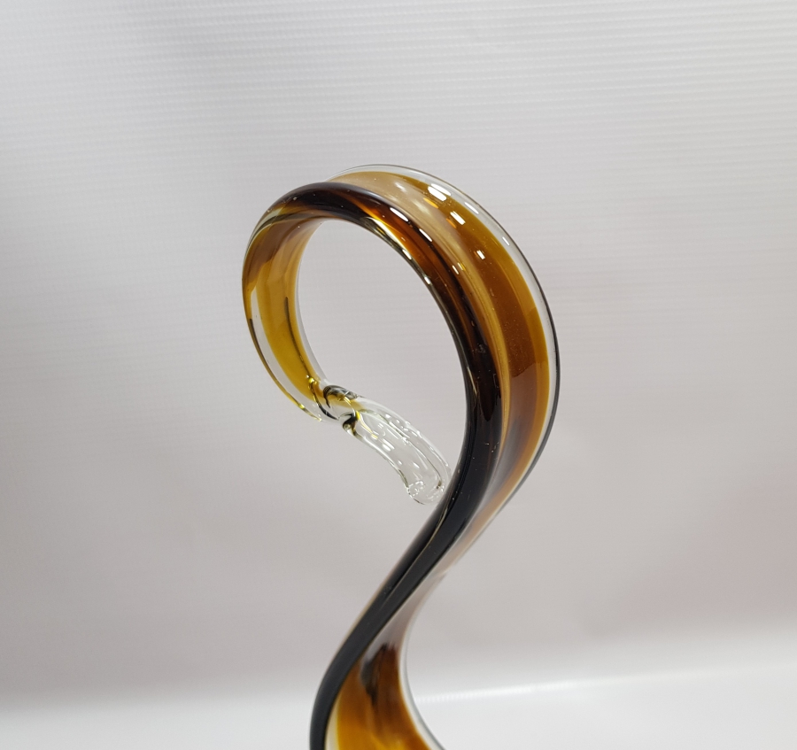 KUĞU FORMUNDA YAPILMIŞ ANTİKA MURANO BÜYÜK BOY LOKUMLUK