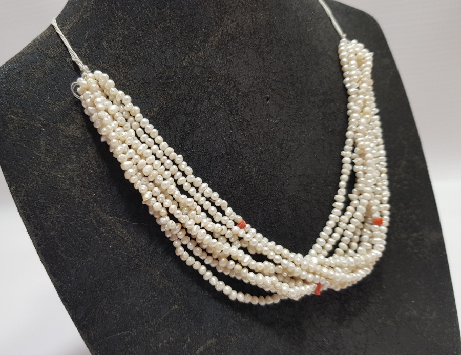 OSMANLI DÖNEMİ MERCANLI KUM İNCİ GERDANLIK