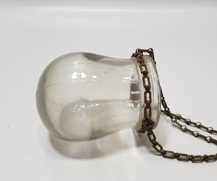 OSMANLI DÖNEMİ ÇOK NADİR EL YAPIMI AŞIK ZİNCİRLİ TEKKE KANDİLİ