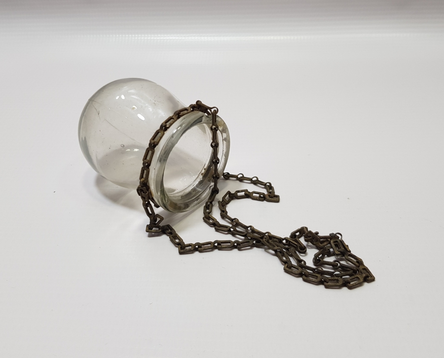 OSMANLI DÖNEMİ ÇOK NADİR EL YAPIMI AŞIK ZİNCİRLİ TEKKE KANDİLİ