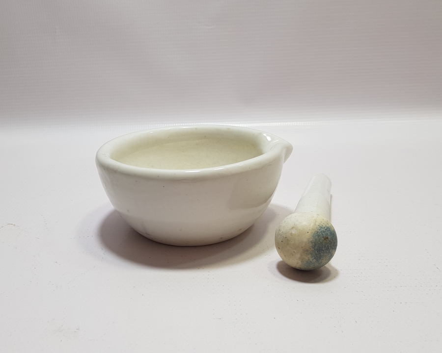 OSMANLI DÖNEMİ ORJİNAL ELİYLE PORSELEN ECZACI HAVANI