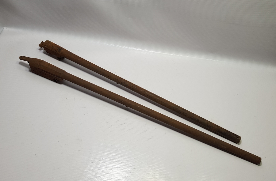 İKİ ADET ANTİKA TÜFEK NAMLUSU