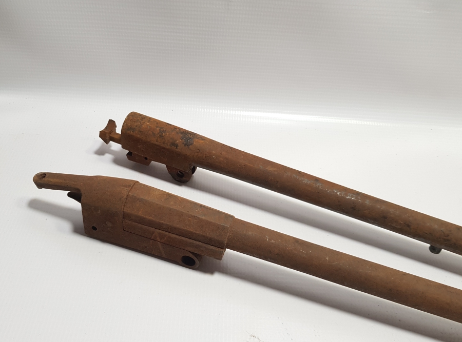 İKİ ADET ANTİKA TÜFEK NAMLUSU