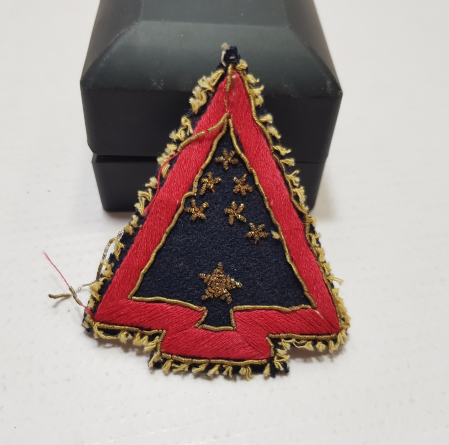 KORE SAVAŞI DÖNEMİ ÇOK NADİR EL YAPIMI TÜRK TUGAYI AMBLEMİ KUTUP YILDIZI OMUZ PEÇİ