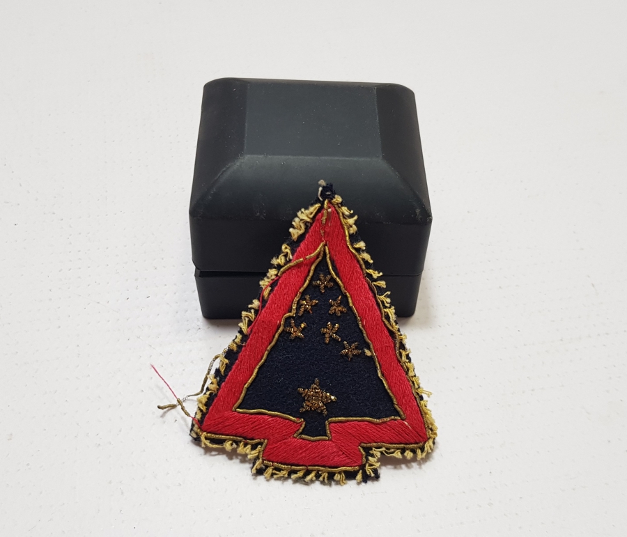 KORE SAVAŞI DÖNEMİ ÇOK NADİR EL YAPIMI TÜRK TUGAYI AMBLEMİ KUTUP YILDIZI OMUZ PEÇİ