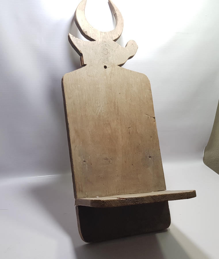 ÜZERİ KUŞLU VE HİLALLİ OSMANLI DÖNEMİ AHŞAP KAVUKLUK - LAMBALIK