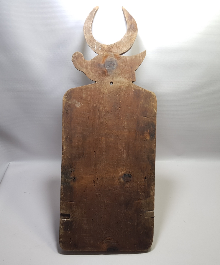 ÜZERİ KUŞLU VE HİLALLİ OSMANLI DÖNEMİ AHŞAP KAVUKLUK - LAMBALIK