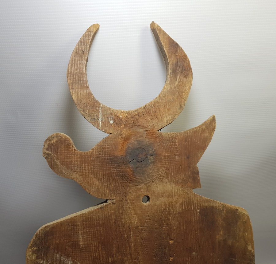 ÜZERİ KUŞLU VE HİLALLİ OSMANLI DÖNEMİ AHŞAP KAVUKLUK - LAMBALIK