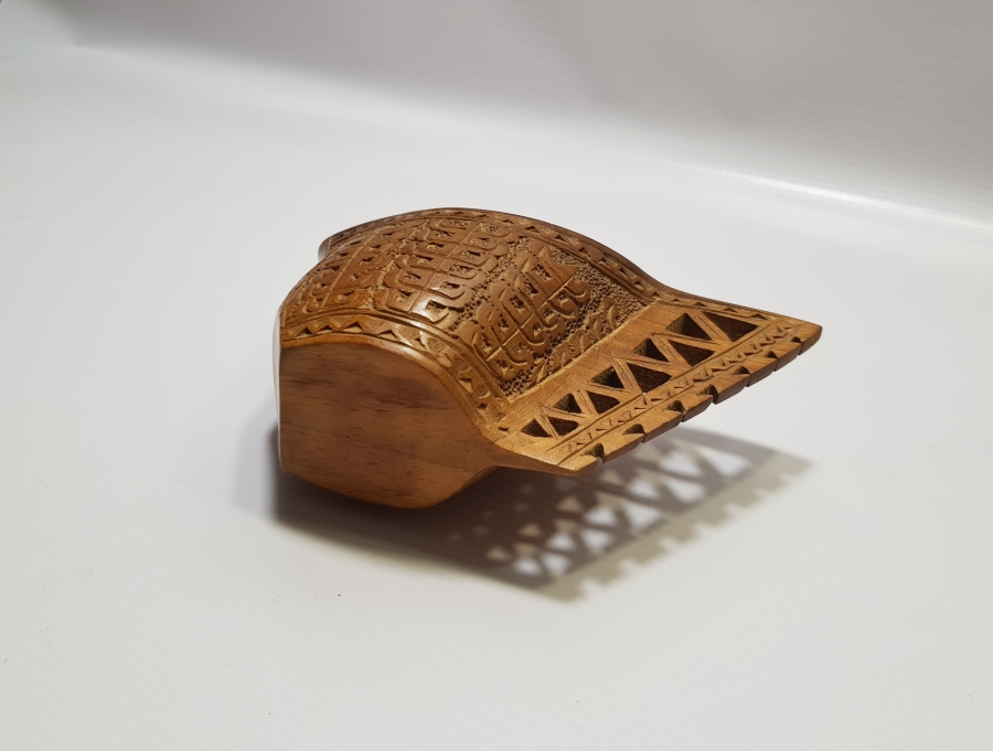 OSMANLI DÖNEMİ EL OYMA İŞÇİLİKLİ ÇOK NADİR AHŞAP KAHVE ÖLÇEĞİ