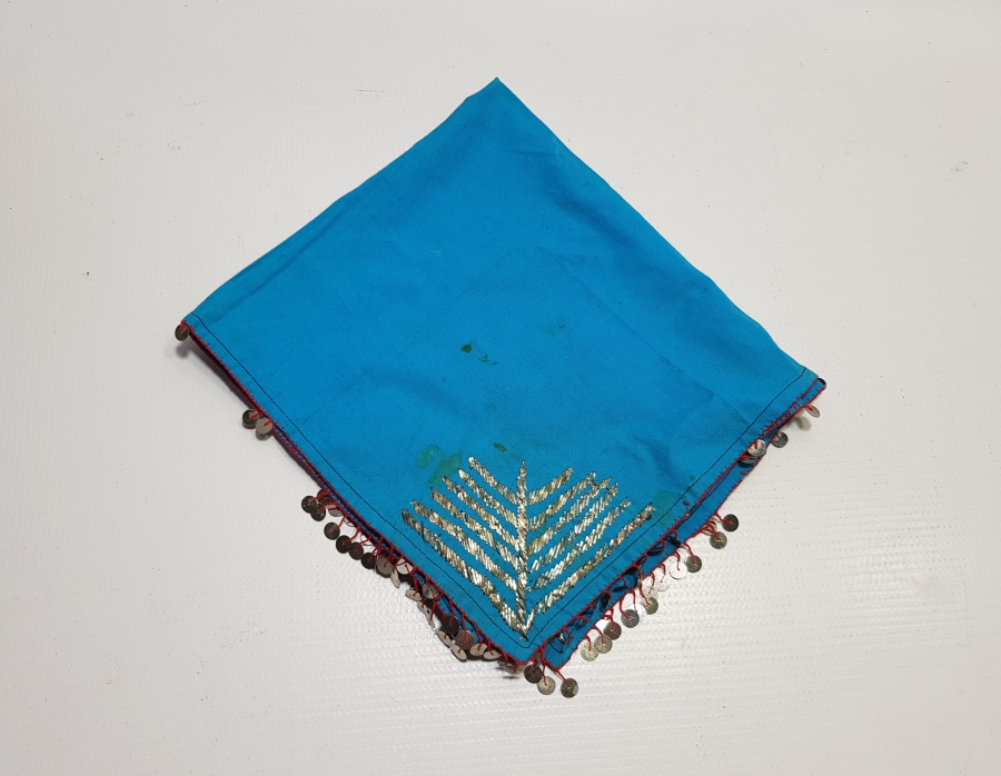 OSMANLI DÖNEMİ TEL KIRMA İŞÇİLİKLİ SÖZ MENDİLİ