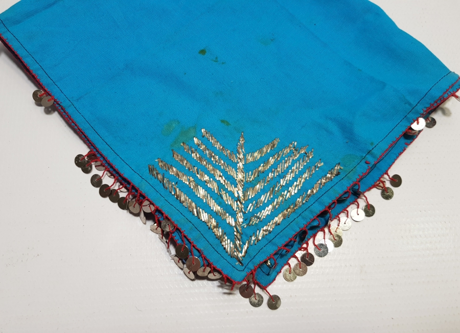 OSMANLI DÖNEMİ TEL KIRMA İŞÇİLİKLİ SÖZ MENDİLİ