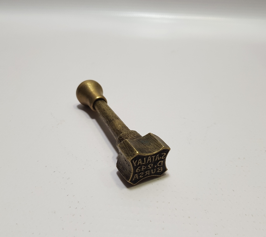 CUMHURİYET BAŞLARI EL KAZIMA HAKKAK İŞİ NADİR BURSA SARAÇ MÜHRÜ