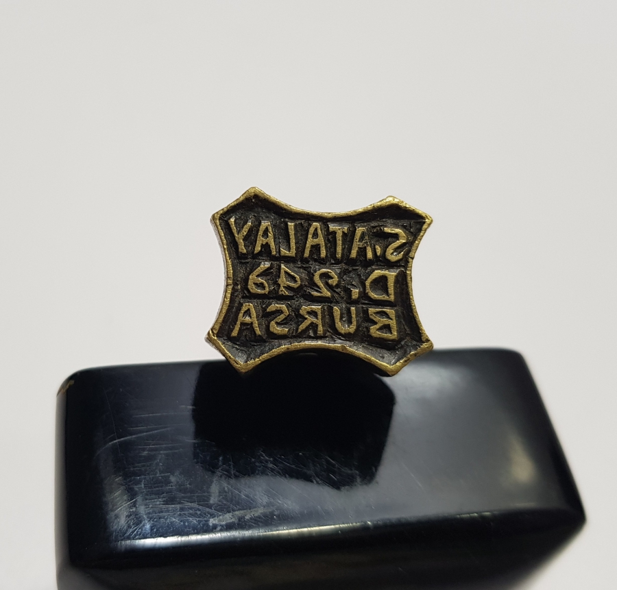 CUMHURİYET BAŞLARI EL KAZIMA HAKKAK İŞİ NADİR BURSA SARAÇ MÜHRÜ