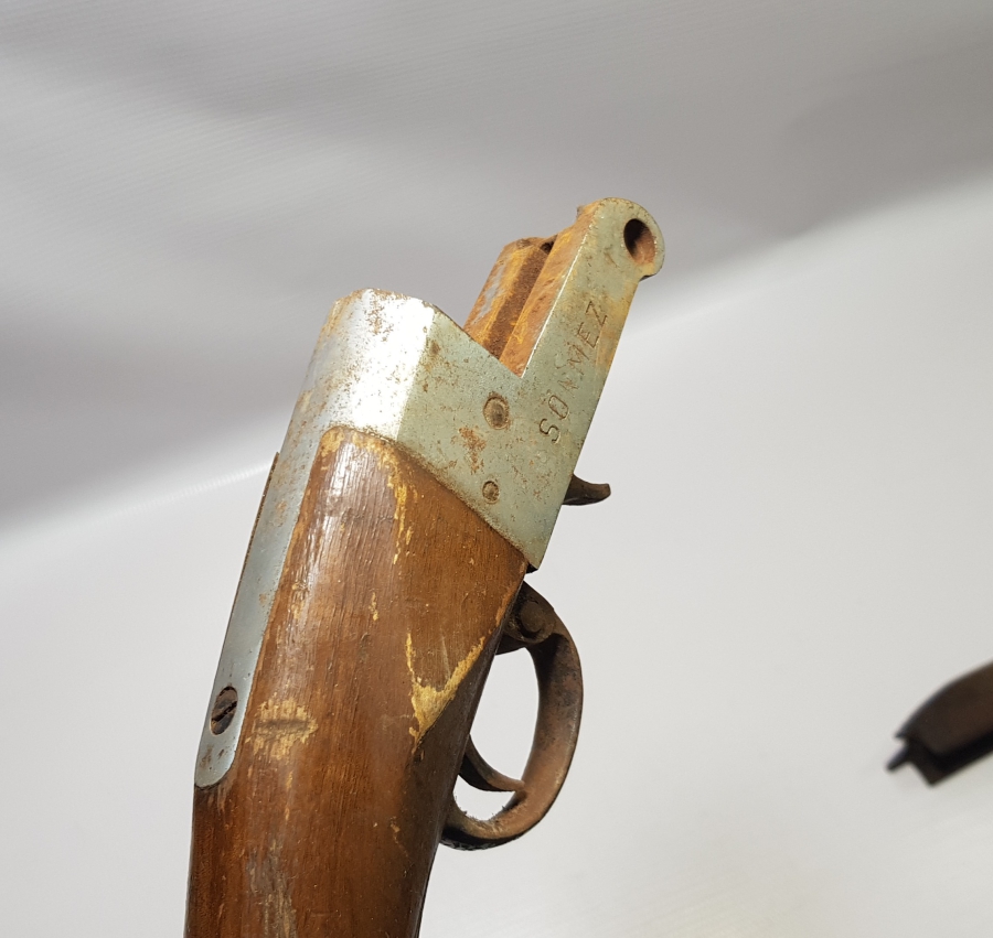 ANTİKA YERLİ YAPIM TÜFEK PARÇALARI