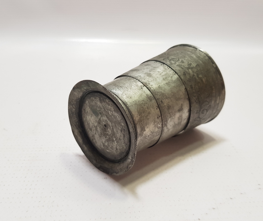 ÜZERİ İŞLEMELİ OSMANLI DÖNEMİ BAKIR SEYAHAT BARDAĞI