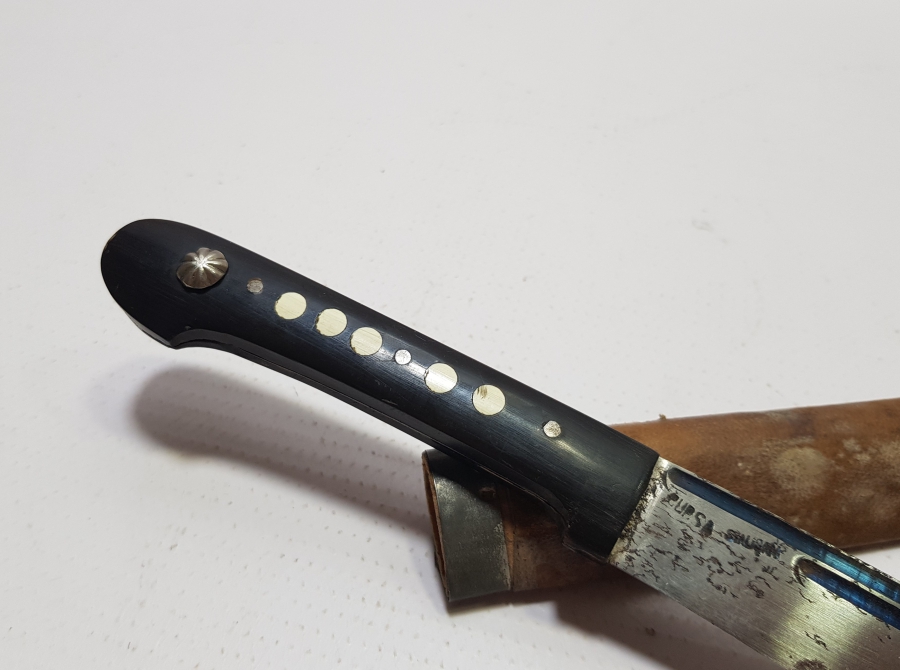 CUMHURİYET BAŞLARI EL YAPIMI BURSA İŞİ KUŞAK KAMASI