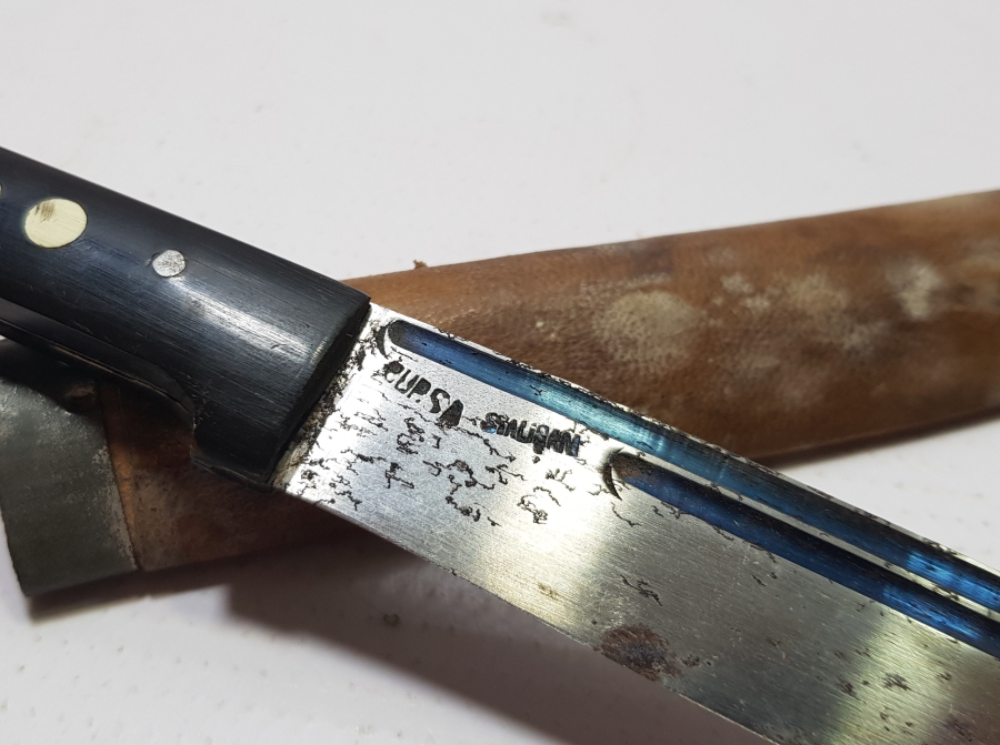 CUMHURİYET BAŞLARI EL YAPIMI BURSA İŞİ KUŞAK KAMASI