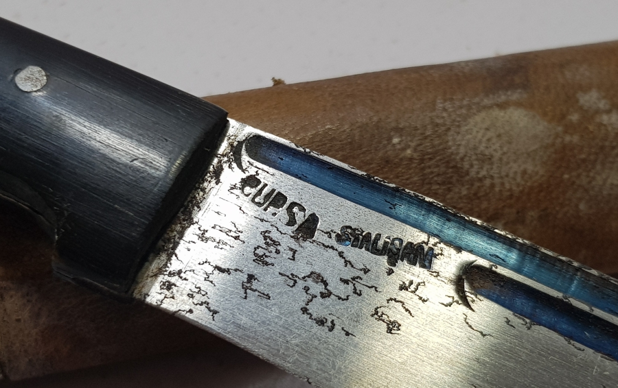 CUMHURİYET BAŞLARI EL YAPIMI BURSA İŞİ KUŞAK KAMASI