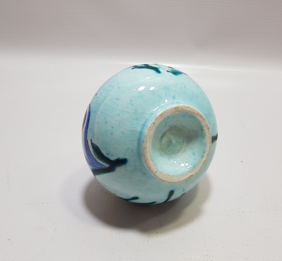 KÜTAHYA İŞİ EL BOYAMA KARANFİLLİ VAZO