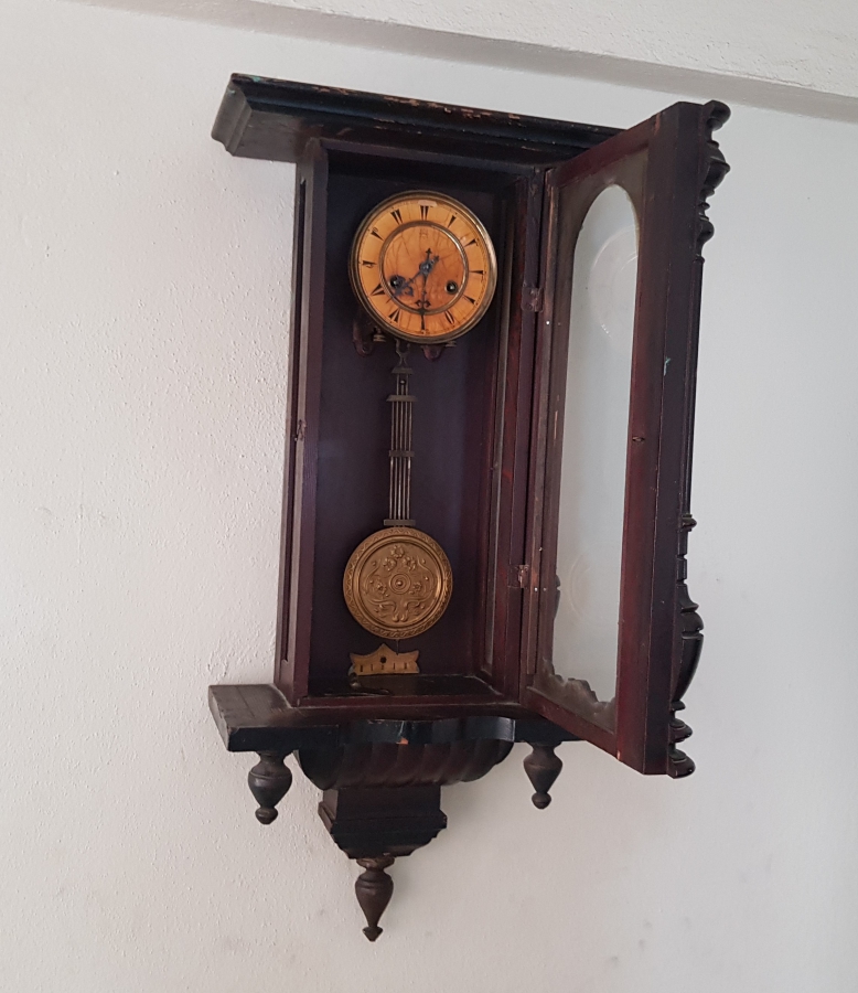 KADRANI OSMANLICA YAZILI OSMANLI DÖNEMİ BÜYÜK BOY DUVAR SAATİ