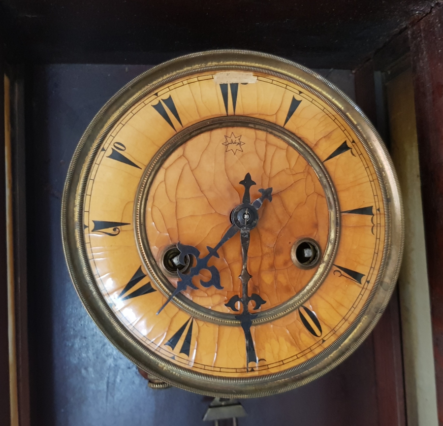 KADRANI OSMANLICA YAZILI OSMANLI DÖNEMİ BÜYÜK BOY DUVAR SAATİ