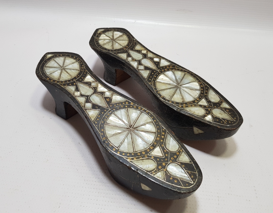 OSMANLI DÖNEMİ SEDEF ÇAKMA İŞÇİLİKLİ AFYON İŞİ NALIN - TAKUNYA