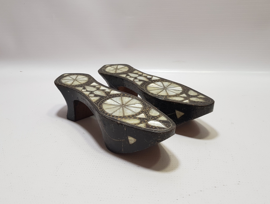 OSMANLI DÖNEMİ SEDEF ÇAKMA İŞÇİLİKLİ AFYON İŞİ NALIN - TAKUNYA