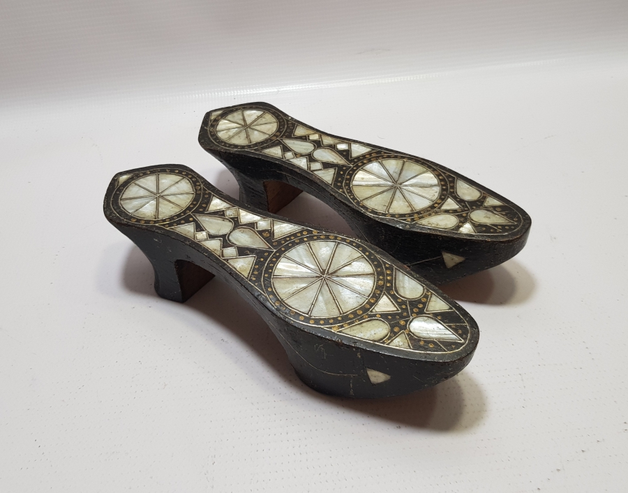 OSMANLI DÖNEMİ SEDEF ÇAKMA İŞÇİLİKLİ AFYON İŞİ NALIN - TAKUNYA