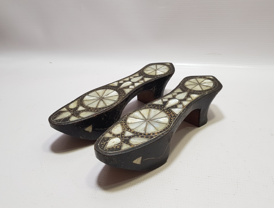 OSMANLI DÖNEMİ SEDEF ÇAKMA İŞÇİLİKLİ AFYON İŞİ NALIN - TAKUNYA