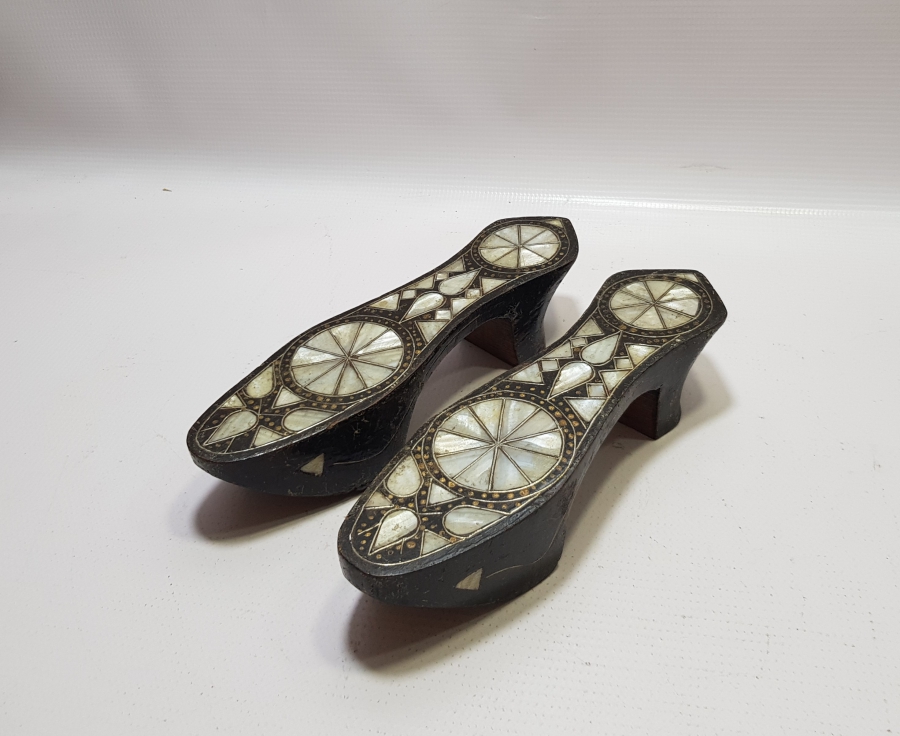 OSMANLI DÖNEMİ SEDEF ÇAKMA İŞÇİLİKLİ AFYON İŞİ NALIN - TAKUNYA