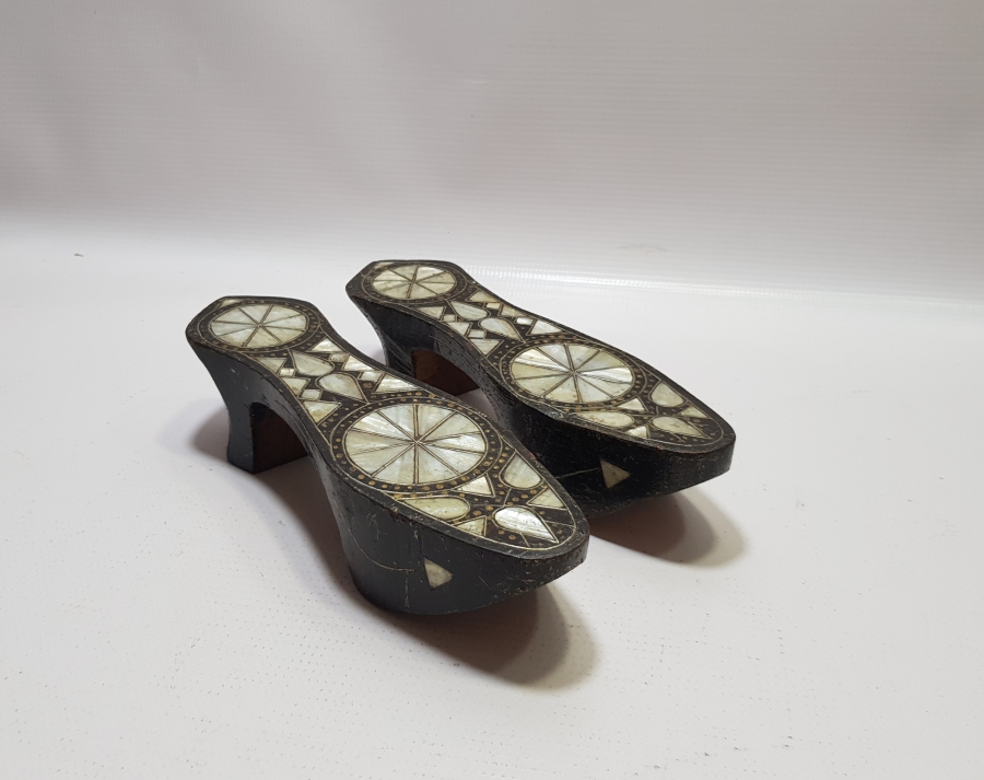 OSMANLI DÖNEMİ SEDEF ÇAKMA İŞÇİLİKLİ AFYON İŞİ NALIN - TAKUNYA