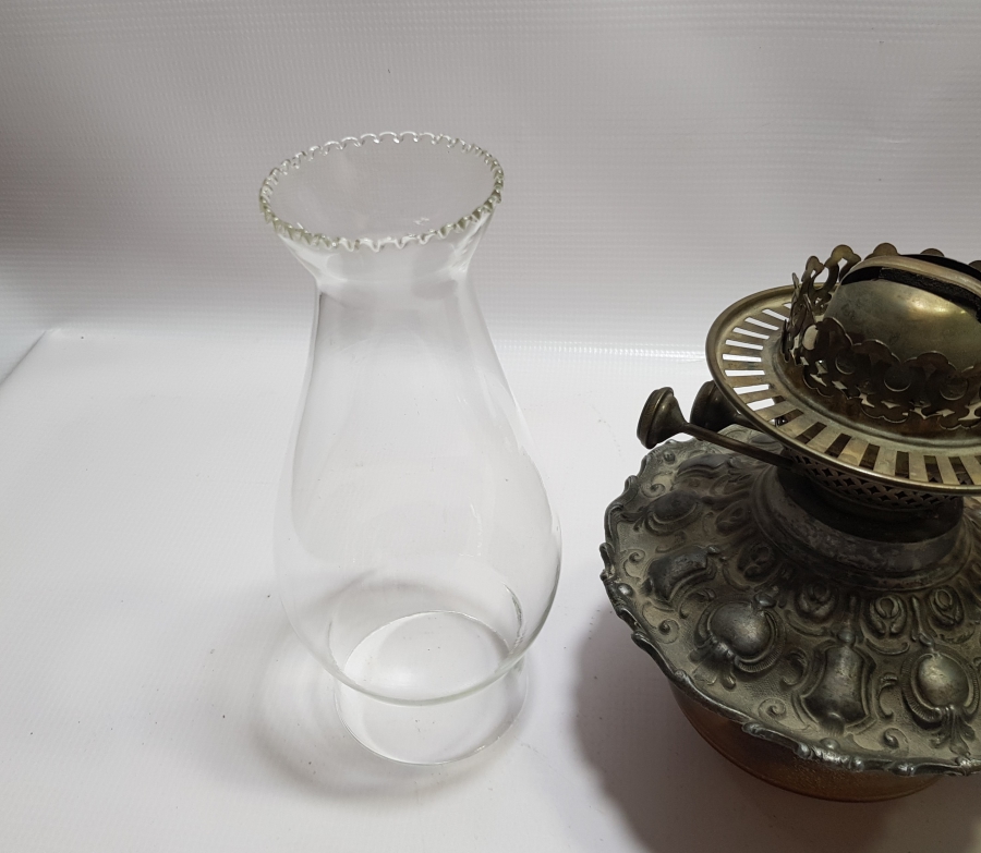 KABARTMA İŞÇİLİKLİ OSMANLI DÖNEMİ BÜYÜK BOY GAZ LAMBASI