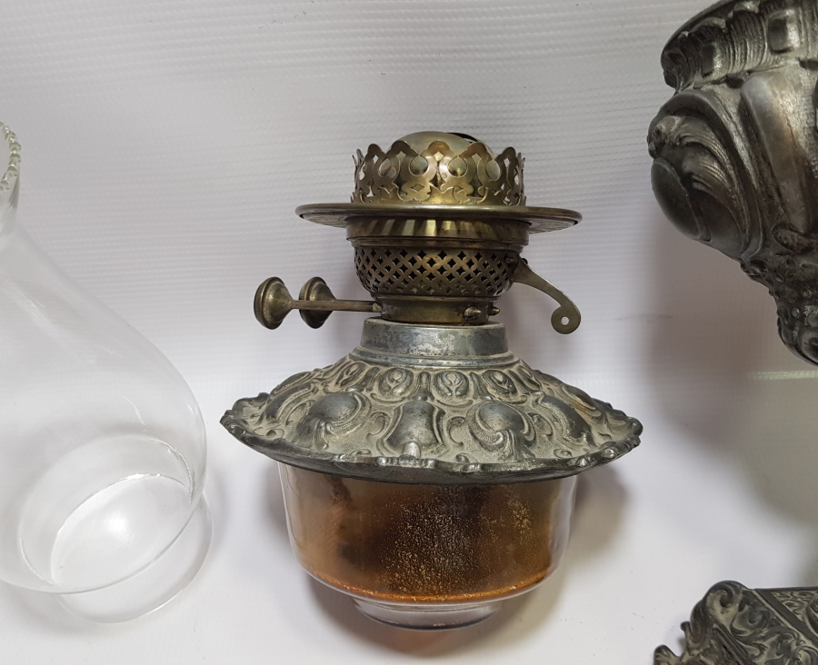 KABARTMA İŞÇİLİKLİ OSMANLI DÖNEMİ BÜYÜK BOY GAZ LAMBASI