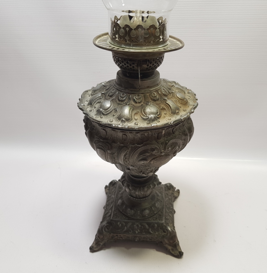 KABARTMA İŞÇİLİKLİ OSMANLI DÖNEMİ BÜYÜK BOY GAZ LAMBASI