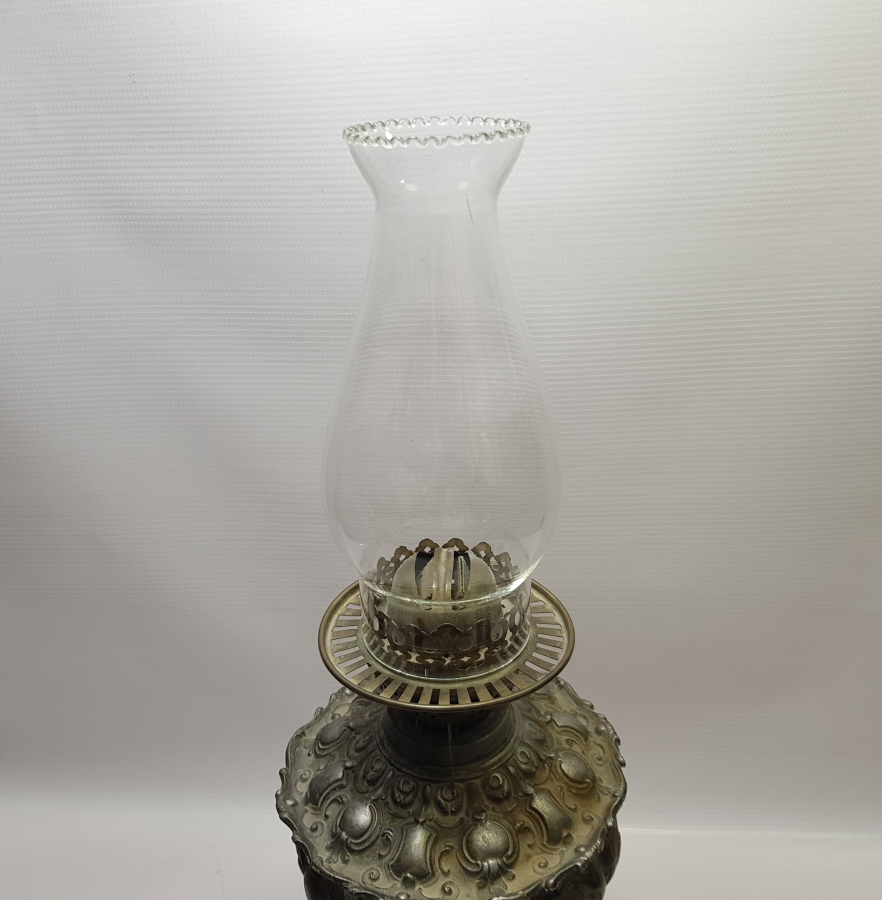 KABARTMA İŞÇİLİKLİ OSMANLI DÖNEMİ BÜYÜK BOY GAZ LAMBASI