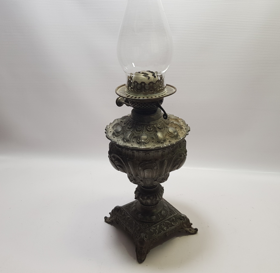 KABARTMA İŞÇİLİKLİ OSMANLI DÖNEMİ BÜYÜK BOY GAZ LAMBASI