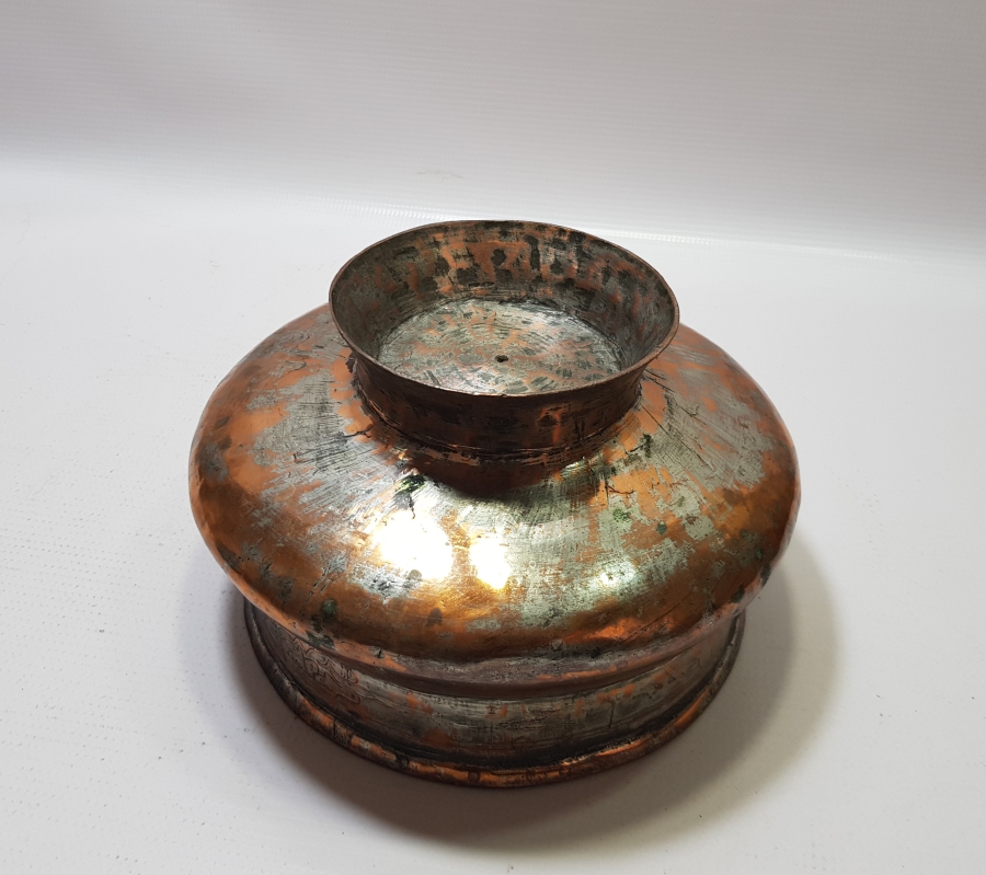 ÜZERİ OSMANLICA YAZILI OSMANLI DÖNEMİ YENİÇERİ HOŞAF KASESİ