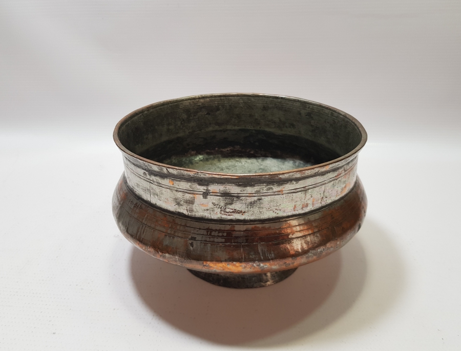 ÜZERİ OSMANLICA YAZILI OSMANLI DÖNEMİ YENİÇERİ HOŞAF KASESİ