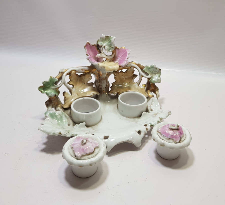 EL BOYAMA İŞÇİLİKLİ OSMANLI DÖNEMİ PORSELEN HOKKA