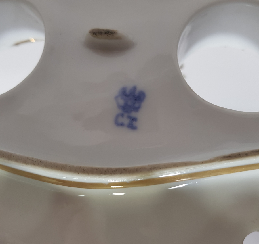 EL BOYAMA İŞÇİLİKLİ OSMANLI DÖNEMİ PORSELEN HOKKA